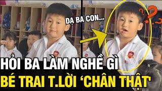 Hỏi NGHỀ NGHIỆP CỦA PH, cô giáo ngỡ ngàng với câu trả lời CHÂN THẬT ĐẾN BẤT NGỜ | Tin Ngắn 3 Phút