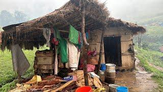 Rainy day in Nepal | Rainy day in mountain village | Village life of nepal | TheVillageNapal