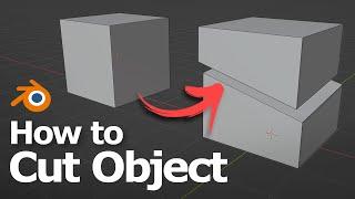 How to cut object in Blender | Bisect Tool with Plane