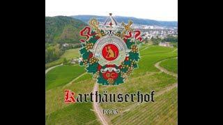 Karthäuserhof, Ruwer river, Mosel GERMANY. VINEYARDS AND DRONE