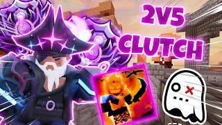 2v5 CLUTCH IN ROBLOX BEDWARS RANKED... (ft. @FlixzE )