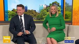 Karl Stefanovic's panic after pregnant Sylvia Jeffreys lets out loud 'Oooh'