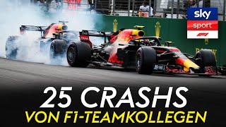 Die krassesten Teamkollegen-Crashs der F1-Geschichte!