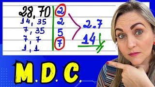 APRENDA M.D.C COM EXPLICAÇÃO E PROBLEMAS !! COMO FAZER MÁXIMO DIVISOR COMUM. EXPLICAÇÃO DO CONTEÚDO!