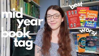 mid year book freakout tag!  the best, the worst, & books still to read!