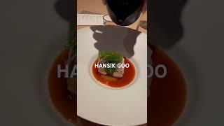 HANSIK GOO. Michelin one star Korean restaurant. Central, Hong Kong.