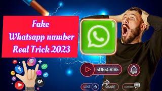 How to Make Fake Whatsapp Number Account | Fake Whatsapp kaise banaey 2023 | Whatsapp fake account