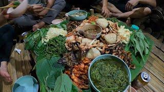 Nơi rừng sâu ít người đến cua tôm bò lổm ngổm, phiêu lưu ẩm thực