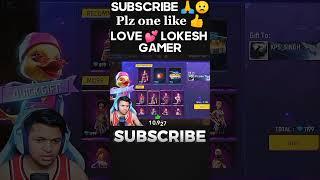 LOKESH GAMER LIVE GIVEAWAY   Lokesh Gamer is Back  @LOKESHGAMER #freefire #shorts #like #viral