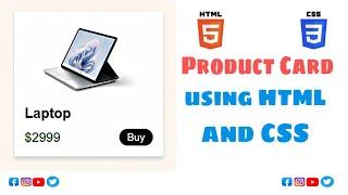 Product Card Animation program using HTML and CSS  || #html  #css  #javascript