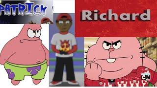 Patrick Star vs Richard Watterson Tristynistheman beatbox Battles episode 6- Battle of Low IQ