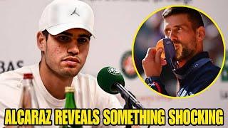 BOMB! ALCARAZ REVEALS SOMETHING SHOCKING ABOUT DJOKOVIC! TENNIS NEWS TODAY