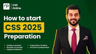 How to start CSS 2025 Preparation? | Free Course for CSS Preparation