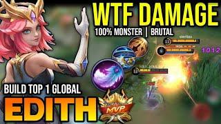 EDITH BEST BUILD 2023 | BUILD TOP 1 GLOBAL EDITH GAMEPLAY | MOBILE LEGENDS