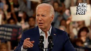 Biden admits ‘I don’t debate as well as I used to’ but ‘I can do this job’ in NC rally