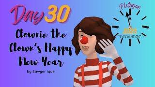 Day 30: Clownie the Clown's Happy New Year by @SawyerIque | Countdown Calendar | Plotagon