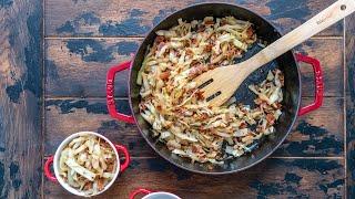 One-Pan Cabbage and Bacon Keto Bowl