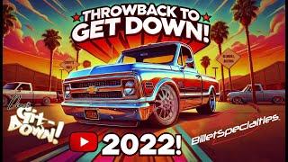 Epic Throwback to Dino's Get Down 2022!  Classic Chevy Trucks & Billet Specialties Wheels!