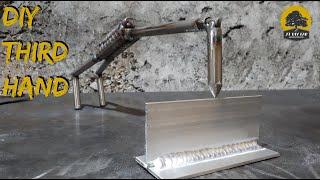 How to make a simple third hand for welding.