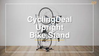 CyclingDeal Upright Bike Stand ( Compatible with Fat Bikes, MTBs and Road Bikes ) CD-KT95F