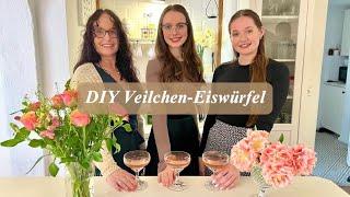 Veilchen-Eiswürfel selber machen  | Blüten-DIY für zauberhafte Drinks & Frühlingscocktails!