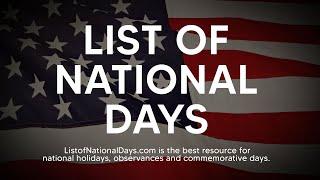 List of National Days