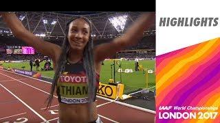 WCH London 2017 Highlights - Heptahlon - Women - Nafissatou Thiam wins