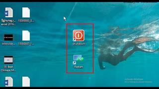 How to Create a Shutdown and Restart shortcut on Desktop in Windows 10