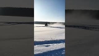 Первый выезд на лёд в 2022 #cforce#cfmoto#600#лед2022#покатушки#вездеходы