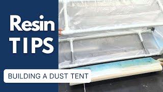 Resin 101 Tips and Hacks: Building A Custom Dust Cover #resintips