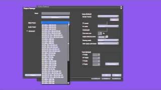 GRASS VALLEY EDIUS 6 - Project Settings