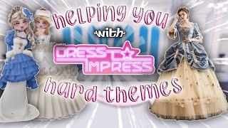 HELPING **YOU GUYS** WITH HARD THEMES In Dress To Impress! *ROCOCO* (part 2)