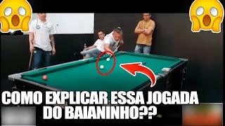 BAIANINHO DE MAUA O SINUQUEIRO MAIS MISTERIOSO DA SINUCA BRASILEIRA!!