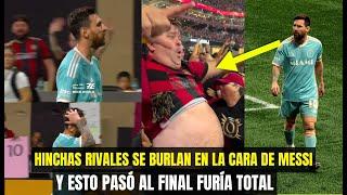 HINCHAS RIVALES LOCOS SE BURLAN DE MESSI EN SU CARA Y ESTO PASÓ LEO PIERDE LA CABEZA