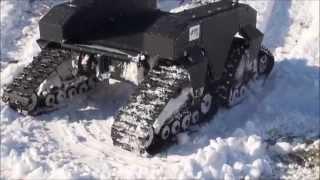 J5 Rover Snow Demo with Tracks