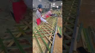 Bamboo Fences making process #shorts