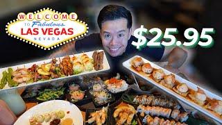 Why Locals LOVE This ALL YOU CAN EAT Sushi Buffet In Las Vegas...