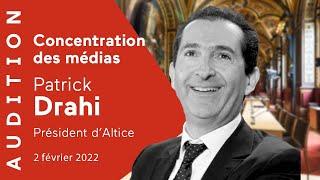 Concentration des médias : Patrick Drahi (Altice) devant la commission d'enquête du Sénat