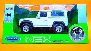 Welly 1/34 Land Rover Defender | welly cars unboxing | welly diecast cars | welly 1 34 scale model