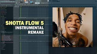 NLE Choppa - Shotta Flow 5 (FL Studio Remake + Free FLP)