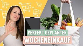 So geht MEAL PLANNING: 5 Tipps für deinen Wocheneinkauf (Speiseplan, Wochenplan, Essensplan)