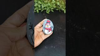 Christmas Special Rock Painting #youtubeshorts #shorts #viral #christmas #diy #trending