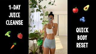 1-DAY JUICE CLEANSE | reset eating habits | healthy eating