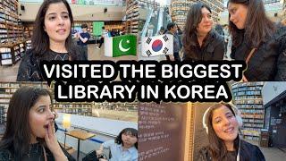  THE BIGGEST LIBRARY IN KOREA | KOREAN FOOD + KOREAN FRIEND