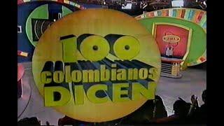 Televisión colombiana - Cien colombianos dicen Temporada 2002 Caracol Capitulo completo