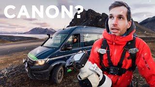 Why I got a Canon R6 II... | Photography Van Roadtrip Iceland in Winter