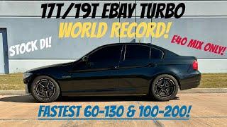 FASTEST 17T/19T EBAY TURBO N54 IN THE WORLD!