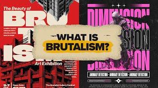 Brutalism Graphic Design: Why It’s Ugly, Bold, and Trending in 2025!