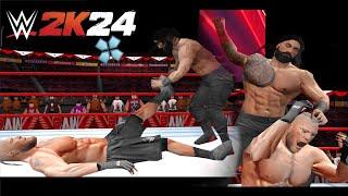 WWE 2K24 PS2 AND PSP /ANDROID/PC MOD DOWNLOAD  ROMAN REIGNS // 4K TEXTURES AND PAC