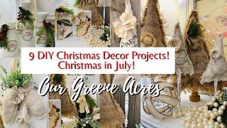 9 DIY CHRISTMAS IN JULY DECOR PROJECTS! HOLLY JOLLY CHRISTMAS COLLAB